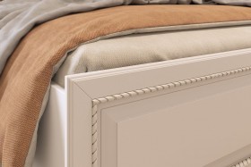 Белла Кровать 1.4 комфорт белый/джелато софт в Тевризе - tevriz.katalogmebeli.com | фото 5