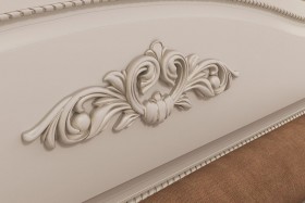 Белла Кровать 1.4 комфорт белый/джелато софт в Тевризе - tevriz.katalogmebeli.com | фото 8