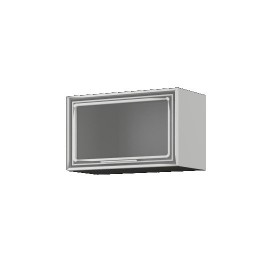 Бетон ШВГС 500 Шкаф верхний горизонтальный со стеклом в Тевризе - tevriz.katalogmebeli.com | фото