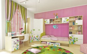 Детская комната Флёр (Белый/корпус Клен) в Тевризе - tevriz.katalogmebeli.com | фото 4