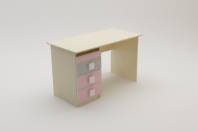 Детская комната Грэйси (Розовый/Серый/корпус Клен) в Тевризе - tevriz.katalogmebeli.com | фото 4