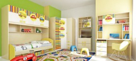 Детская комната Клаксон (Бежевый/корпус Клен) в Тевризе - tevriz.katalogmebeli.com | фото 5