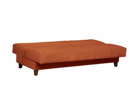 Диван-кровать "Бэлла" (велюр нео терра/подушки микровелюр желтый) в Тевризе - tevriz.katalogmebeli.com | фото 5