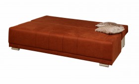 Диван - кровать "Асти" (замша дельта терракота) вариант №1/осн. в Тевризе - tevriz.katalogmebeli.com | фото 4