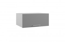 Гарда ГПГ 800 шкаф верхний горизонтальный глубокий (Белый Эмалит/корпус Серый) в Тевризе - tevriz.katalogmebeli.com | фото
