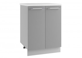 Гарда МС 600 шкаф нижний с 2-мя фасадами малой глубины (Джинс/корпус Серый) в Тевризе - tevriz.katalogmebeli.com | фото