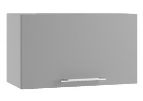 Гарда ПГ 600 шкаф верхний горизонтальный (Белый Эмалит/корпус Серый) в Тевризе - tevriz.katalogmebeli.com | фото