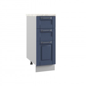 Гарда СЯШ 300 шкаф нижний с ящиками Индиго в Тевризе - tevriz.katalogmebeli.com | фото