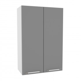 Гарда ВП 600 шкаф верхний высокий (Белый Эмалит/корпус Серый) в Тевризе - tevriz.katalogmebeli.com | фото