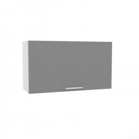 Гарда ВПГ 800 шкаф верхний горизонтальный высокий (Белый Эмалит/корпус Серый) в Тевризе - tevriz.katalogmebeli.com | фото