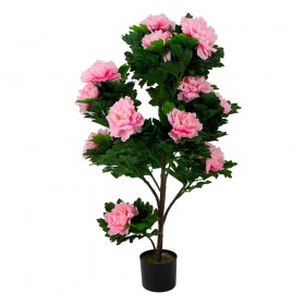 Искусственные растения Пион розовый MK-7411-HP Темно-зеленый в Тевризе - tevriz.katalogmebeli.com | фото