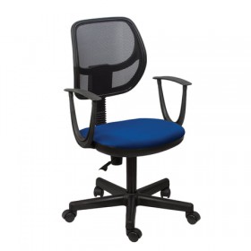 Кресло BRABIX Flip MG-305 (сине-черный) в Тевризе - tevriz.katalogmebeli.com | фото 3