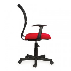 Кресло BRABIX Spring MG-307 (красно-черный) в Тевризе - tevriz.katalogmebeli.com | фото 3