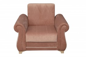 Кресло для отдыха "Порто" (велюр киви корица / микровельвет крем) в Тевризе - tevriz.katalogmebeli.com | фото 8