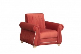 Кресло для отдыха "Порто" (микровелюр Гавайи бордо / микровельвет крем)/осн. в Тевризе - tevriz.katalogmebeli.com | фото
