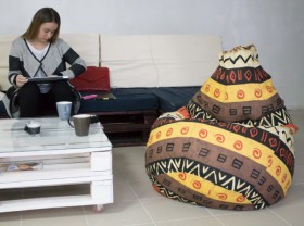 Кресло-груша Большое-Африка в Тевризе - tevriz.katalogmebeli.com | фото 4