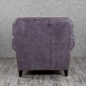 Кресло кожаное Элегант (Фиолетовый) в Тевризе - tevriz.katalogmebeli.com | фото 7