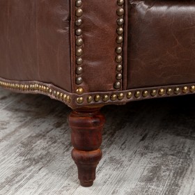 Кресло кожаное Лофт Аристократ (ширина 1100 мм) в Тевризе - tevriz.katalogmebeli.com | фото 3