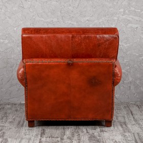 Кресло кожаное Лофт Аристократ (кожа буйвола) в Тевризе - tevriz.katalogmebeli.com | фото 7