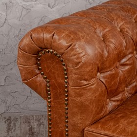 Кресло кожаное Лофт Честер (кожа буйвола) в Тевризе - tevriz.katalogmebeli.com | фото 5