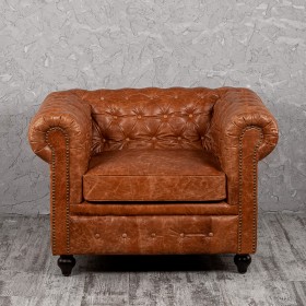 Кресло кожаное Лофт Честер (кожа буйвола) в Тевризе - tevriz.katalogmebeli.com | фото 7
