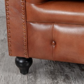 Кресло кожаное Лофт Честер (кожа) в Тевризе - tevriz.katalogmebeli.com | фото 5