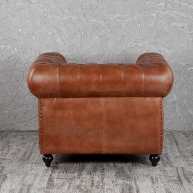 Кресло кожаное Лофт Честер (кожа) в Тевризе - tevriz.katalogmebeli.com | фото 7