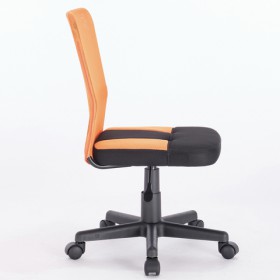 Кресло компактное BRABIX Smart MG-313 (черный, оранжевый) в Тевризе - tevriz.katalogmebeli.com | фото 2