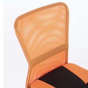 Кресло компактное BRABIX Smart MG-313 (черный, оранжевый) в Тевризе - tevriz.katalogmebeli.com | фото 4