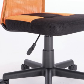 Кресло компактное BRABIX Smart MG-313 (черный, оранжевый) в Тевризе - tevriz.katalogmebeli.com | фото 5