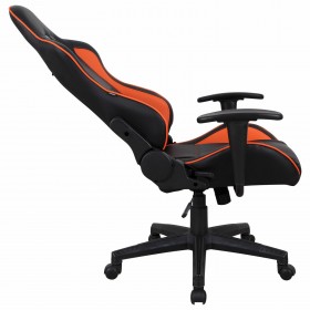 Кресло компьютерное BRABIX GT Racer GM-100 (черный, оранжевый) в Тевризе - tevriz.katalogmebeli.com | фото 4