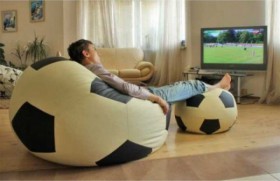 Кресло-Мяч Футбол в Тевризе - tevriz.katalogmebeli.com | фото 2