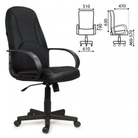 Кресло офисное BRABIX City EX-512 (черное) в Тевризе - tevriz.katalogmebeli.com | фото