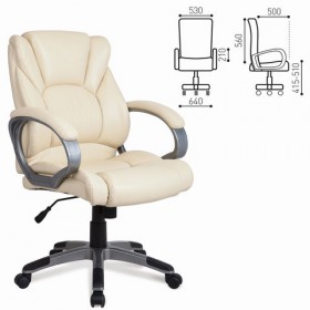 Кресло офисное BRABIX Eldorado EX-504 (бежевый) в Тевризе - tevriz.katalogmebeli.com | фото