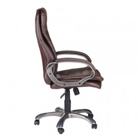 Кресло офисное BRABIX Omega EX-589 (коричневое) в Тевризе - tevriz.katalogmebeli.com | фото 2
