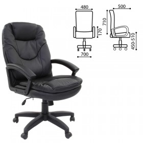 Кресло офисное BRABIX Trend EX-568 (черный) в Тевризе - tevriz.katalogmebeli.com | фото