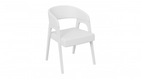 Кресло «Техас 1» (Белый матовый/Экокожа Белый №66) в Тевризе - tevriz.katalogmebeli.com | фото