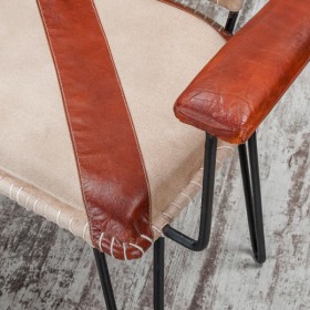 Кресло кожаное Лофт Честер (кожа) в Тевризе - tevriz.katalogmebeli.com | фото 4