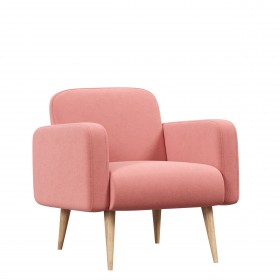 Уилбер ЛД.306010.000 Кресло (Светло-розовый, ткань UNI IDEA 1031) в Тевризе - tevriz.katalogmebeli.com | фото 2