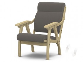 Кресло Вега-10 (бесцветный лак/ULTRA STONE) в Тевризе - tevriz.katalogmebeli.com | фото