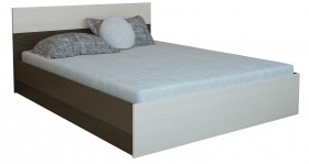 Кровать 0,8м Юнона с настилом (Венге / Дуб) в Тевризе - tevriz.katalogmebeli.com | фото 2