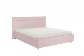 Кровать 1,6 Альба с основанием (Нежно-розовый велюр) в Тевризе - tevriz.katalogmebeli.com | фото