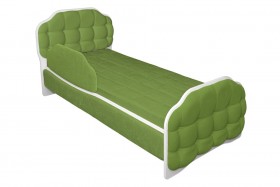 Кровать 160 Атлет 76 Зелёный (мягкий бортик) в Тевризе - tevriz.katalogmebeli.com | фото
