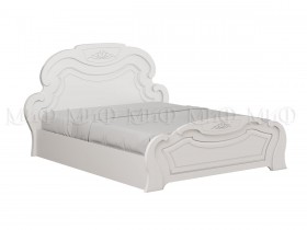 Кровать 1,6м Александрина (Белый/Белый глянец) в Тевризе - tevriz.katalogmebeli.com | фото 1