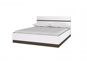Кровать 1,6м Вегас (Венге/Белый) в Тевризе - tevriz.katalogmebeli.com | фото 1