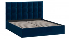 Кровать без ПМ «Эмбер» Велюр Confetti/Blue в Тевризе - tevriz.katalogmebeli.com | фото 3