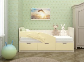 Кровать детская 1,6м Дельфин (Розовый металлик) в Тевризе - tevriz.katalogmebeli.com | фото 6