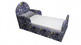 Кровать детская Соня (Печать Филин (синий), 1 категория) в Тевризе - tevriz.katalogmebeli.com | фото