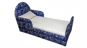 Кровать детская Соня (Печать Панда синий., 1 категория) в Тевризе - tevriz.katalogmebeli.com | фото