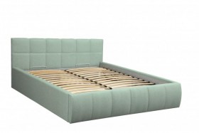 Кровать "Диана" ш. 1400 (Н=820мм) (жаккард аква) в Тевризе - tevriz.katalogmebeli.com | фото